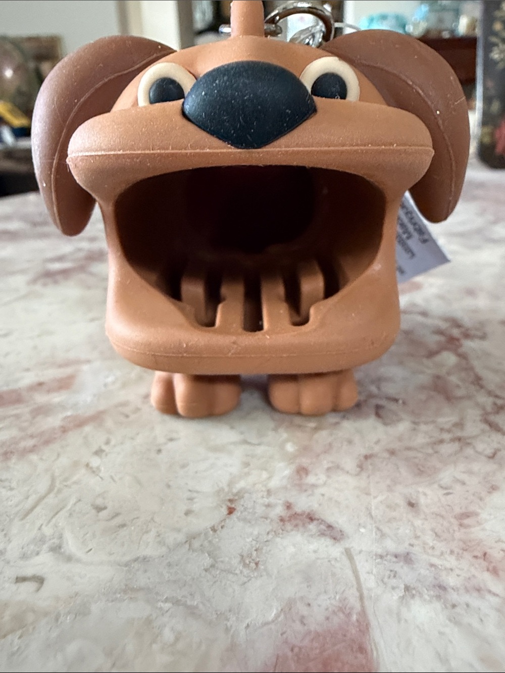NWT Bath & Body Works Brown Dog Keychain Sanitizer Holder - Picture 5 of 5